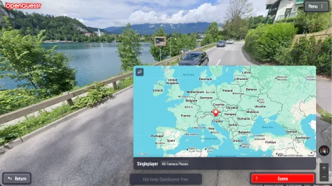 OpenGuessr gameplay screenshot